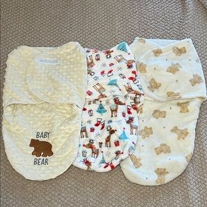 Baby Swaddle Set of 3